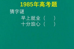 变态级难度的猜字谜,挑战变态级难度的猜字谜之旅