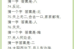 猜字谜语大全及答案高难度,尽在高难度字谜解析